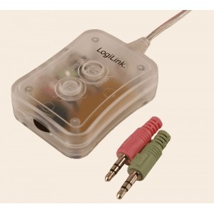 Switch audio 2-port-uri (casti, boxe) desktop, 2.5m, Logilink "HS0010"